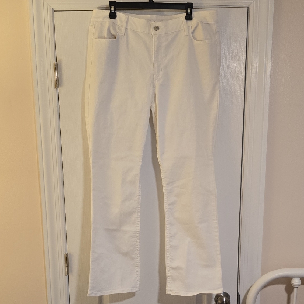 Old Navy Cream Boot-Cut Pants